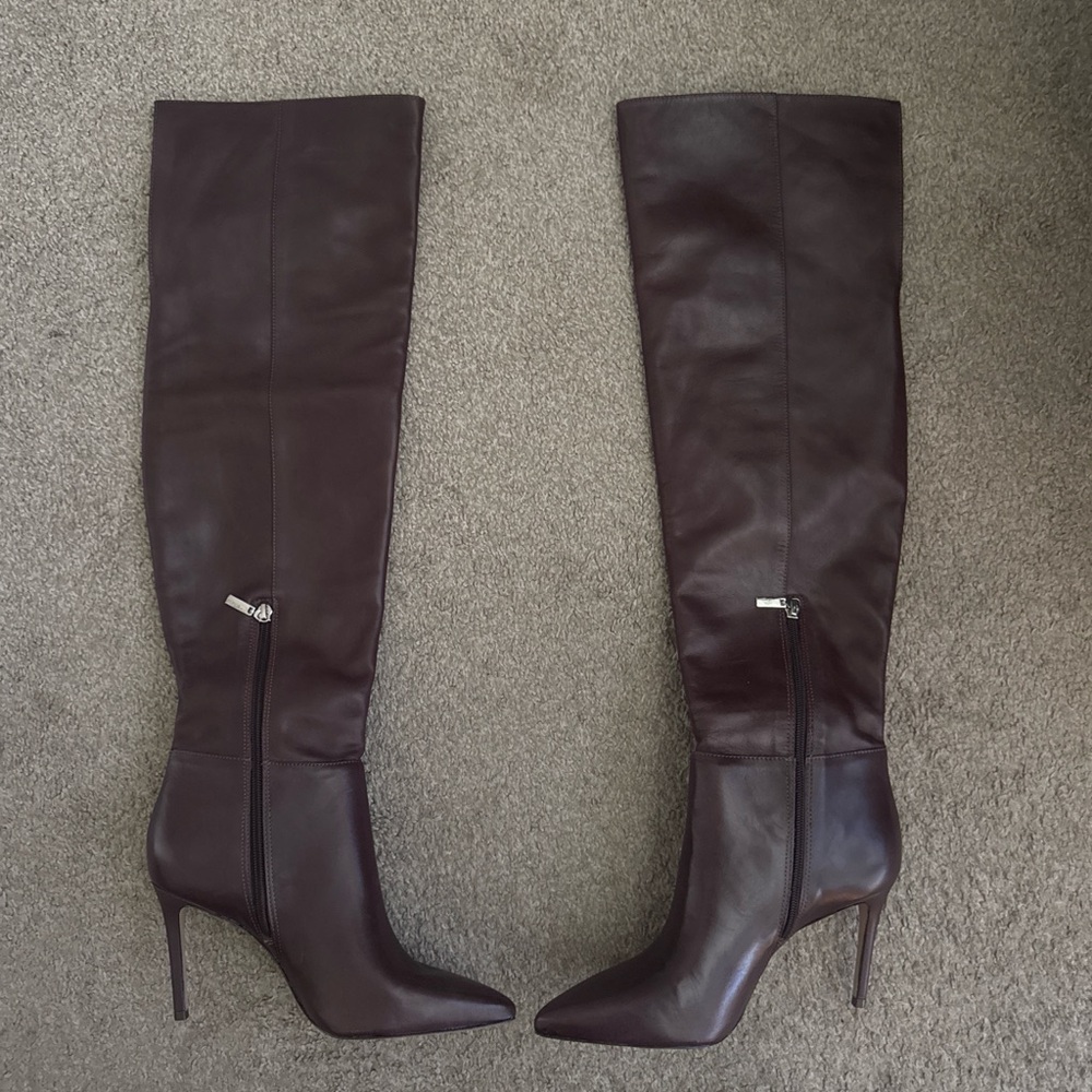 SCHUTZ Brown Over the Knee Boots